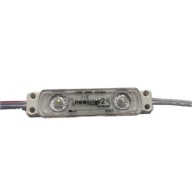LED modul 2x2835 Samsung 6500K 1,2W 100mA 180lm 12V IP67