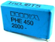 RIFA Fólia 1nF 5% 2000V DC 10ks.