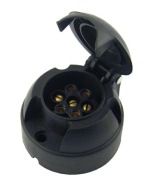 ZÁSUVKA 7PÓLOVÁ 12V/24V - PLAST