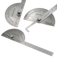 uhlomer s pravítkom, miera uhla 180' 100 mm