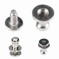 Guľôčková skrutka Knopik Rivet 5/4/8 mm Strieborná 5 ks