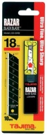 TAJIMA RAZAR BLACK sada LCB50RBC/K1 segmentové čepele 10 ks 18mm