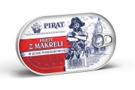 Losos filety z pirátskej makrely v paradajkovej omáčke 160g