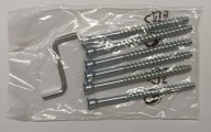Confirmat 7 mm x 83 mm (sada 6 ks + kľúč)