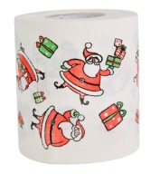 VIANOČNÝ TOALETNÝ PAPIER SANTA