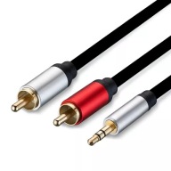 AUX KÁBEL MINI JACK 3,5mm 2x RCA CINCH STEREO 3m