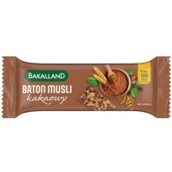 MUSLI cereálna tyčinka s kakaom 30g. BAKLAND