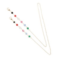 Retiazka na okuliare 70 cm, zlatý PENDANT M1W6