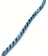 Ozdobná šnúrka 6mm sivomodrá