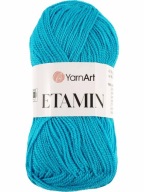 YarnArt Etaminová priadza 30 g 180 m farba 425 tyrkysová