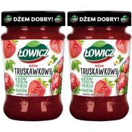 Jahodový džem Łowicz minimum cukrov 2x 280g