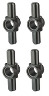 LEGO Technic Connector 27940 tmavosivá - 4 ks