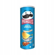1x165g PRINGLES Salt & Vinegar Crisps UK