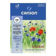 CANSON ŠTUDENTSKÝ AKVARELOVÝ BLOK A5 250G 10 listov