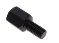 R>R redukcia z 8mm na 8mm, čierna
