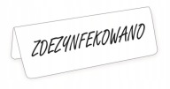 Stojan na kriedy s potlačou DEZINFECTED