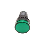 Signálna lampa 22mm zelená LED 400V AC F22-F22-AD16-22D-G