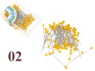 OZDOBNÉ PERLY ŠPIČKY, BALENIE 100 ks, 3,6CM DLHÉ - 02