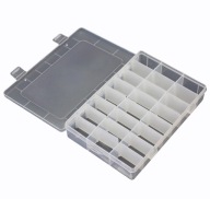 Organizér - box s 24 priehradkami 19,5x13x3,6cm