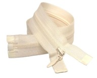 Krytý zips, krémový, 35 cm