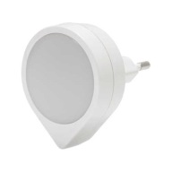 LED zásuvné svietidlo kontaktné, biele so studeným svetlom 0,4W 1ELA IDEUS