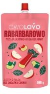Owolovo jablkovo-rebarborová pena 200 g pre deti dezertné dezerty