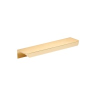 NÁBYTKOVÁ KĽÚČKA KARL EDGE 130MM ZLATÝ LESK PVD HVYT VYSOKÁ KVALITA