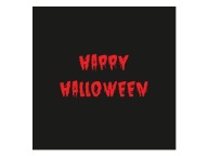 Krvavé halloweenske obrúsky 33 cm 20 ks