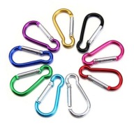 Závesný háčik na karabínku KEYS CRABINER, mix farieb, 4,5 cm
