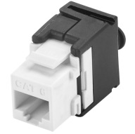 KEYSTONE RJ45 MODUL POČÍTAČ LAN ZÁSUVKA CAT.6 UTP 180° ZDARMA
