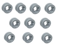LEGO 1/2 Ring 4265c svetlosivá - 10 ks