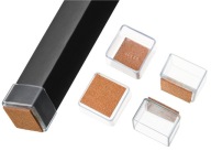 Plstené poťahy na nohy štvorcovej stoličky 25x25mm
