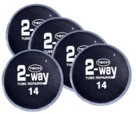 Záplata na duše 2-cestná T-14BK 100mm TECH 5 kusov