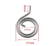 PRUŽINA DO KĽÚČKY DVERÍ drôt 1,3x2,6 mm Sada 2 ks.