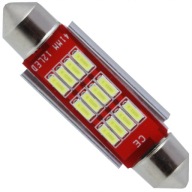 LED ŽIAROVKA C5W C10W C3W 12x LED SMD 6000K 42MM
