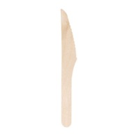 Ekologické drevené nože, breza, 16 cm, 100 ks