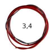 VODIČ MIG DRŽIAK ČERVENÝ 1,0-1,2 3,4m