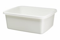 Plastová miska obdĺžniková, 12L, krémová