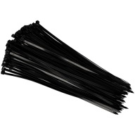 Sťahovacie pásky 4,6x250mm Čierna 100 ks