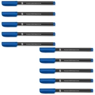 Jemné pero 0,4 mm DVD fóliové pero Blue Set x10