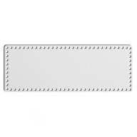 biely základný košík dno 19x52cm HDF obdĺžnik