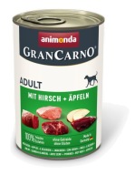 ANIMONDA GranCarno Dospelý bravčový jeleň Mokré krmivo pre psov, konzerva, 400g