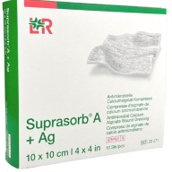 A+AG obväz alginát strieborný 10x10cm L&R