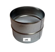 145mm vnútorný konektor na odsávanie, spiro rúrka, PUR hadica, pozinkovaný ventilátor