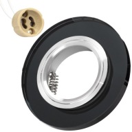 HALOGÉNOVÁ LAMPA, HÁK NA ŽIAROVKY, STROPNÉ LAMPY Z ČIERNÉHO SKLA, DO KÚPEĽNE