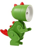 MALÁ NOČNÁ LAMPA NA BATÉRIU STOLNÁ LAMPA ZELENÝ DINOSAUR