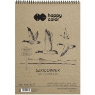 BLOK ŠPIRÁLA NÁKČETNÍK HAPPY COLOR BIRDS A4 80 LIST 90G