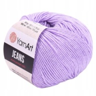 YarnArt Jeans 89 Purple Lilac priadza 50g/160m BAVLNA AKRYL FIALOVÁ