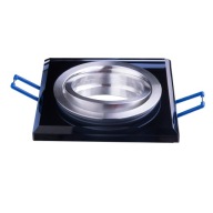 HALOGÉN LED GU10 LIGHT POHYBLIVÉ ČIERNE SKLO