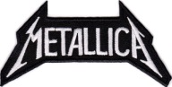 Vyšívaná termolepiaca náplasť METALLICA